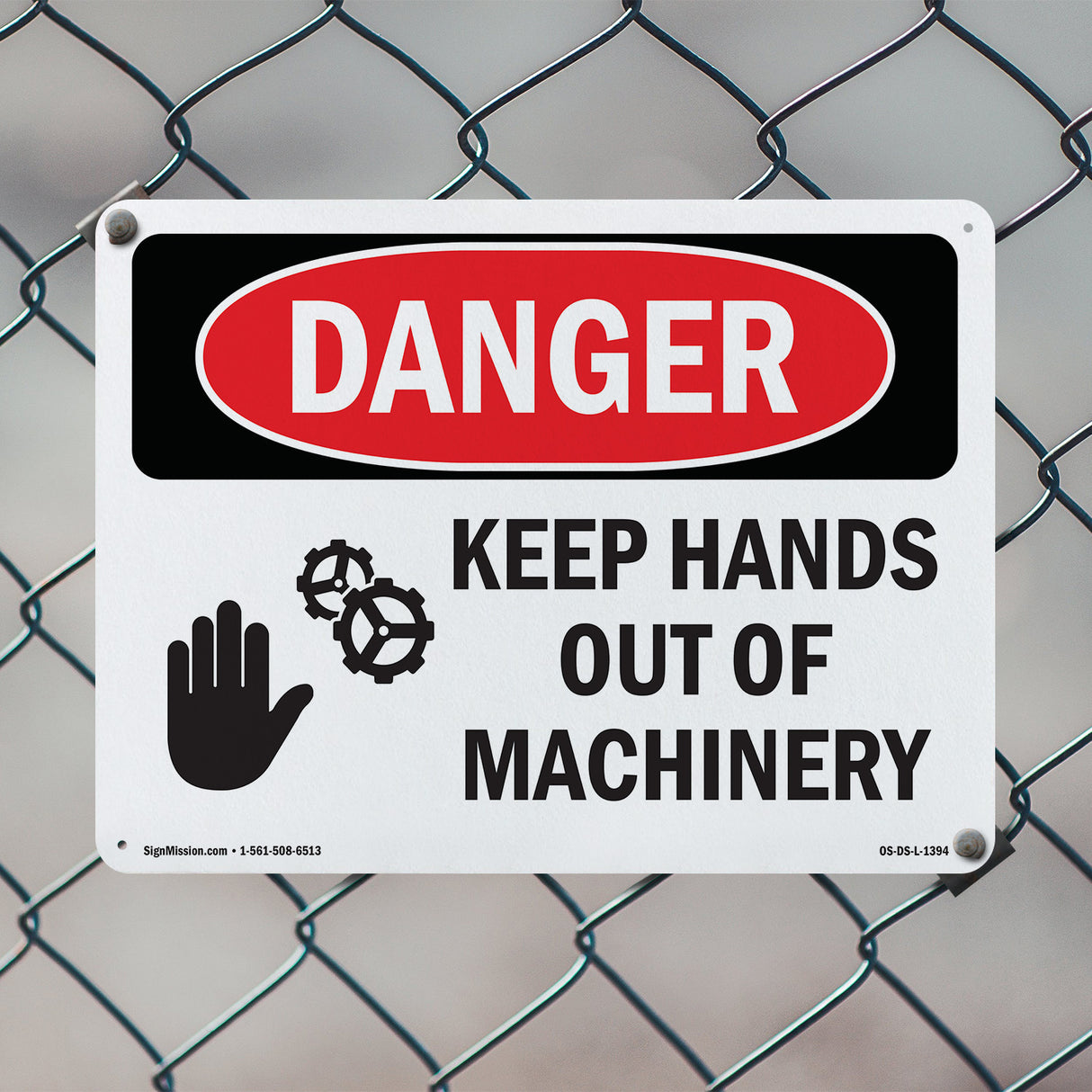 Keep Hands Out Of Machinery Spanish