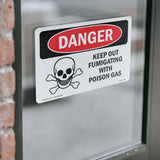Keep Out Fumigating With Poison Gas
