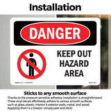 Keep Out Hazard Area