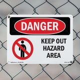 Keep Out Hazard Area