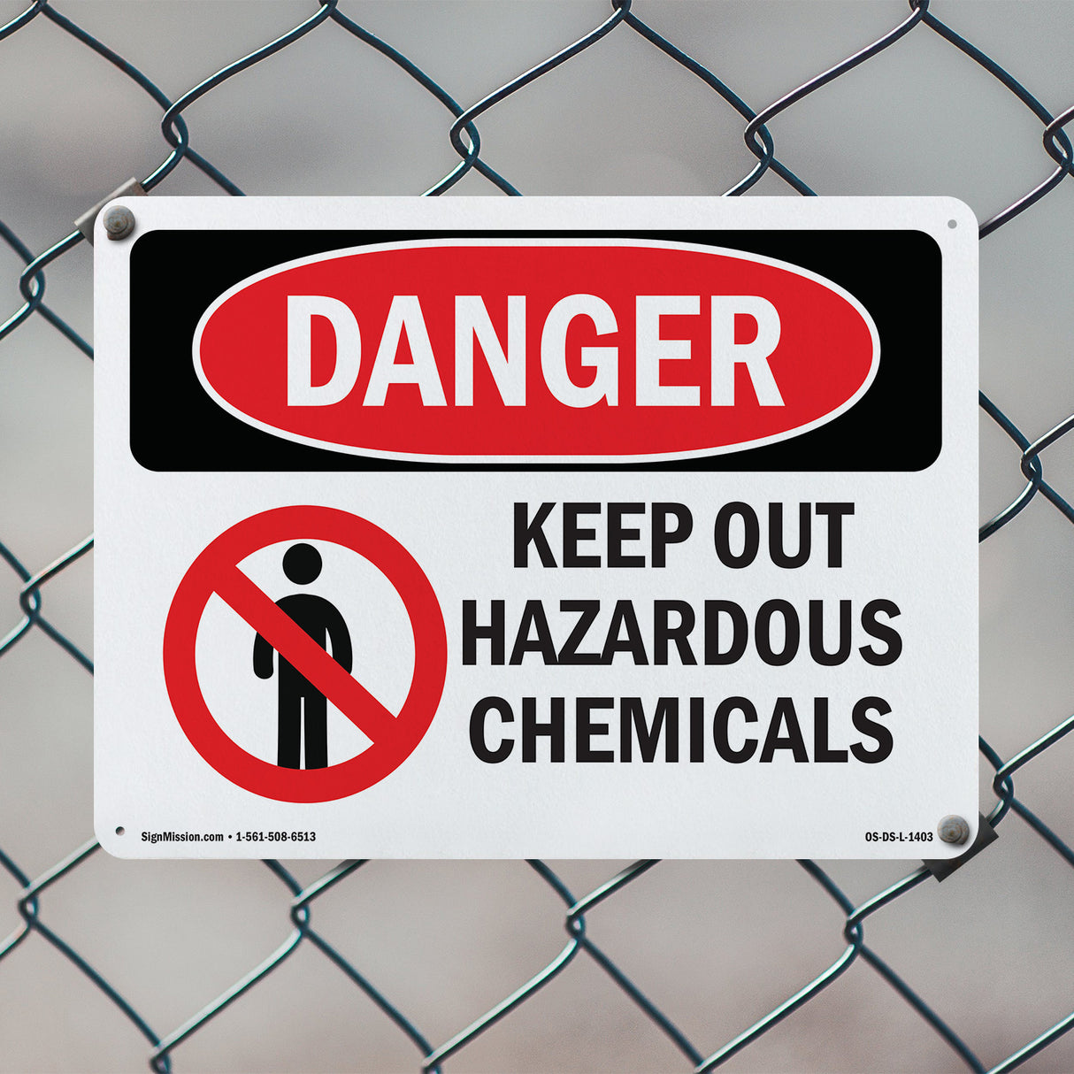 Keep Out Hazardous Chemicals