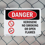 Kerosene No Smoking Or Open Flames