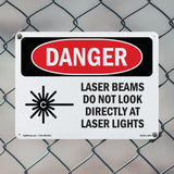 Laser Beams Look Directly Lights