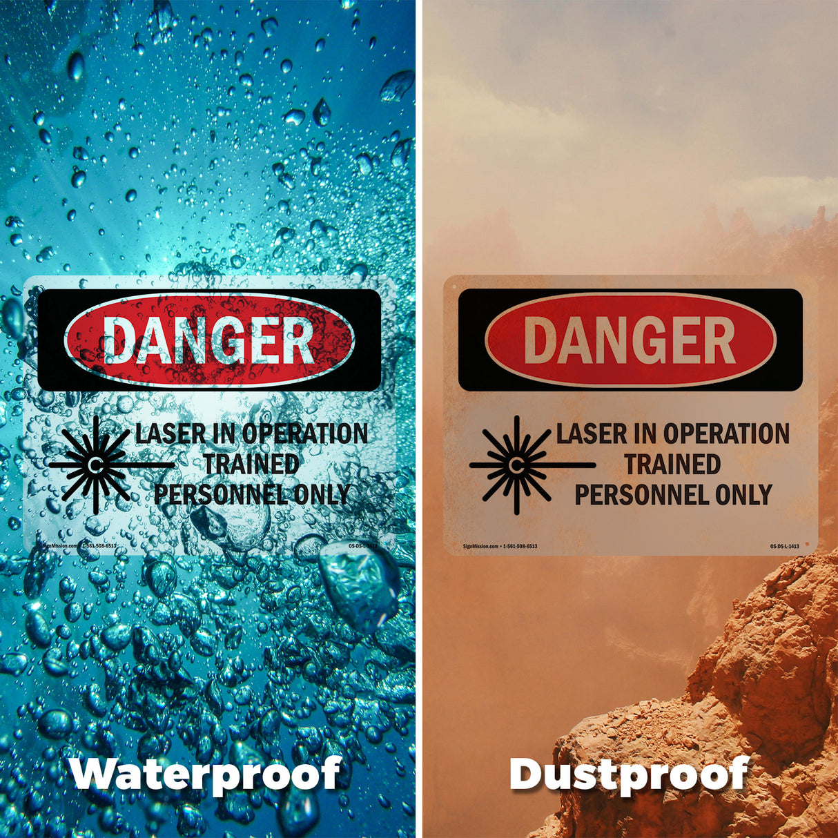 Laser In Operation Trained Personnel Only