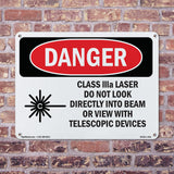 Class IIIa Laser Do Not Look Into Beam