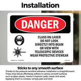 Class IIIb Laser Do Not Look Into Beam
