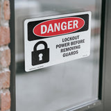Lockout Power Before Removing Guards