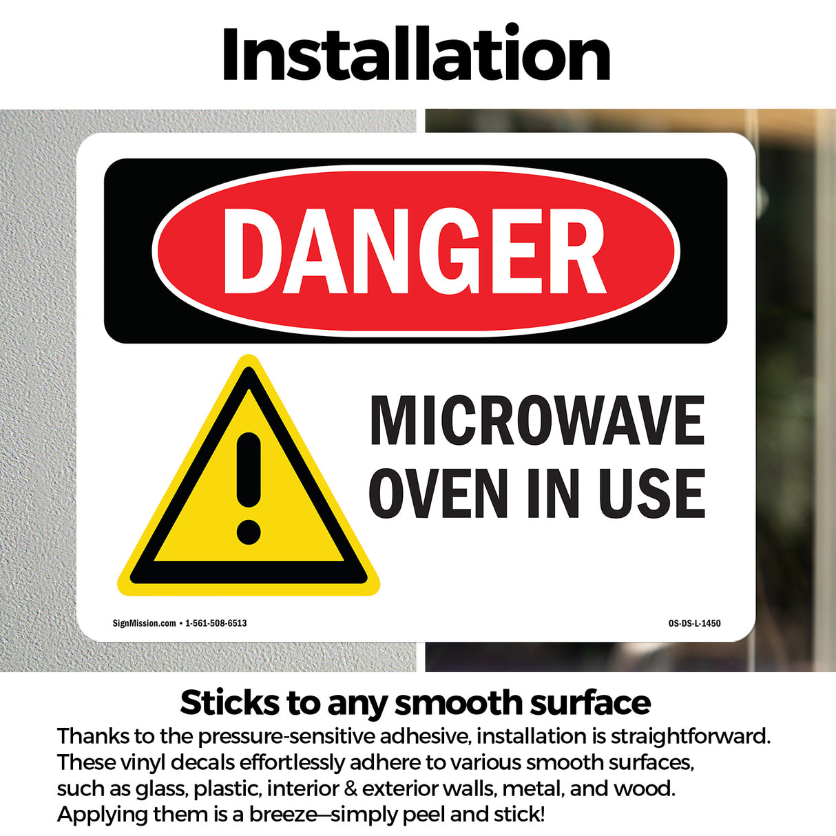 Microwave Oven In Use