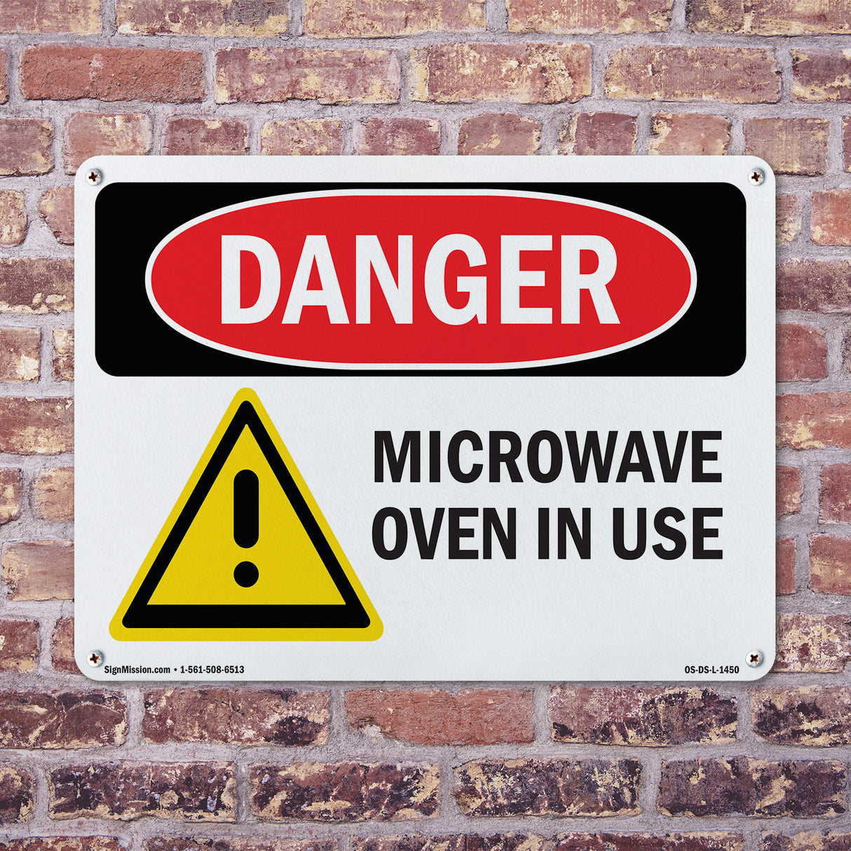 Microwave Oven In Use