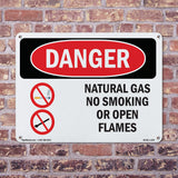 Natural Gas No Smoking Or Open Flames