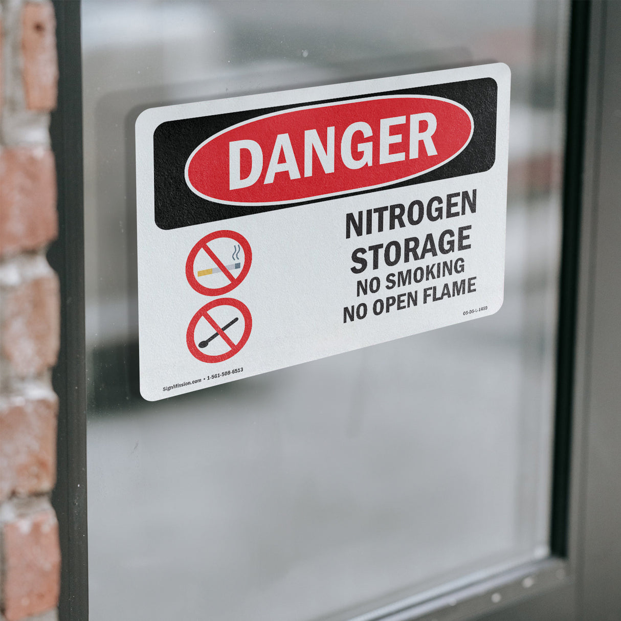 Nitrogen Storage No Smoking No Open Flame