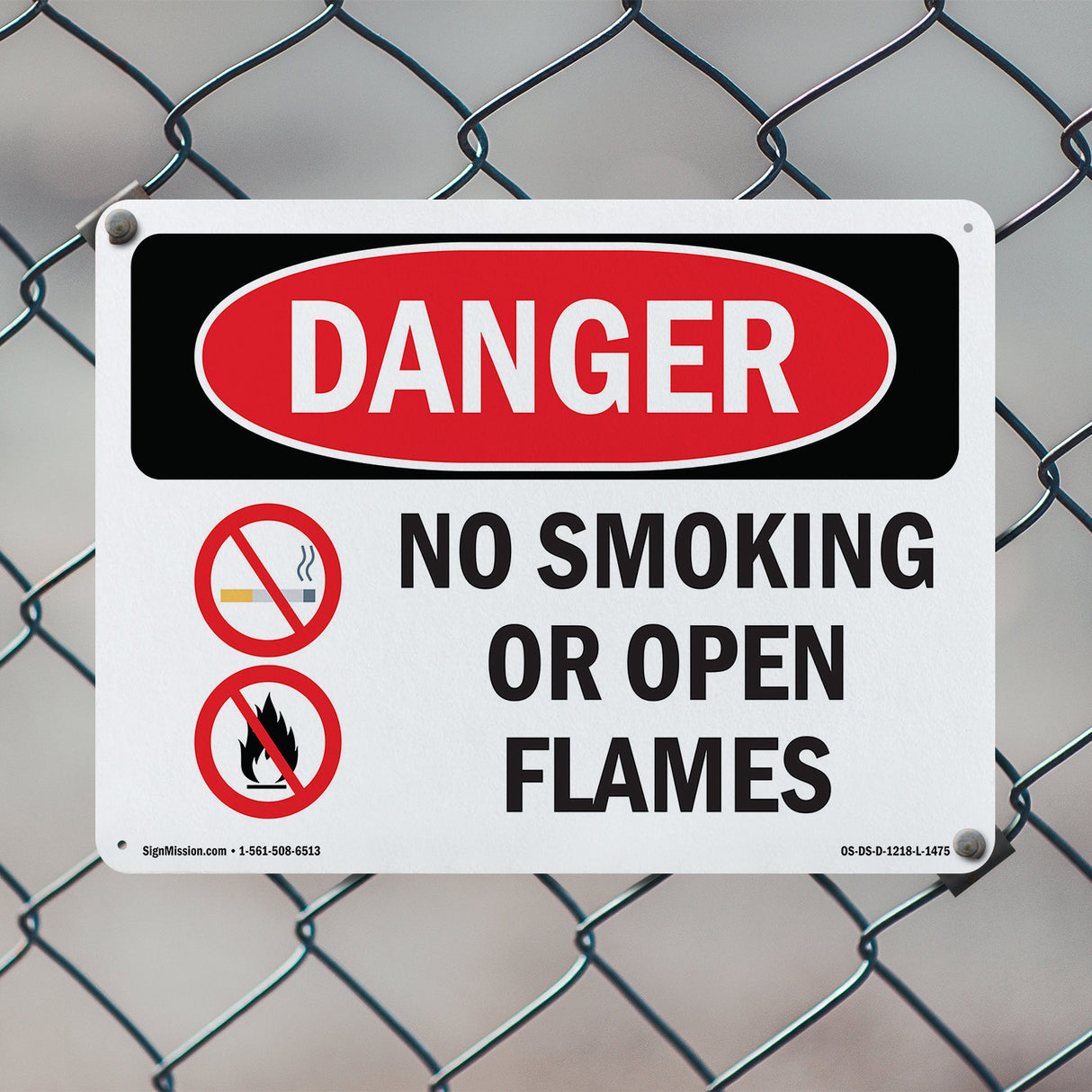 No Smoking Or Open Flames