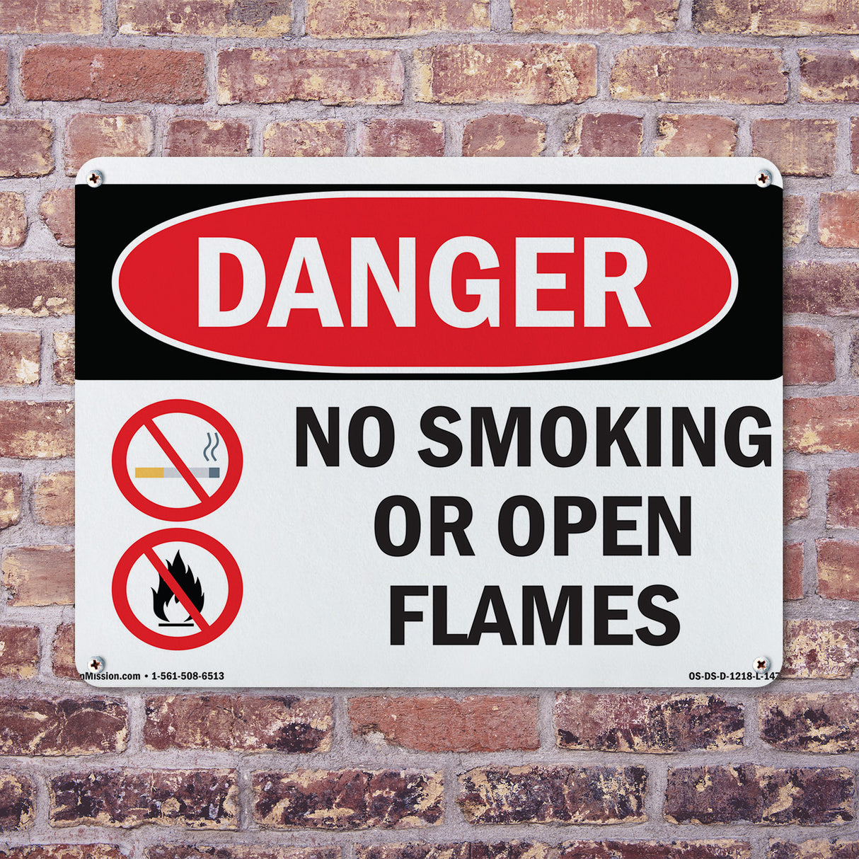 No Smoking Or Open Flames
