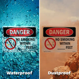 Custom No Smoking Within - Feet