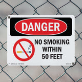 No Smoking Within 50 Feet