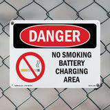 No Smoking Battery Charging Area
