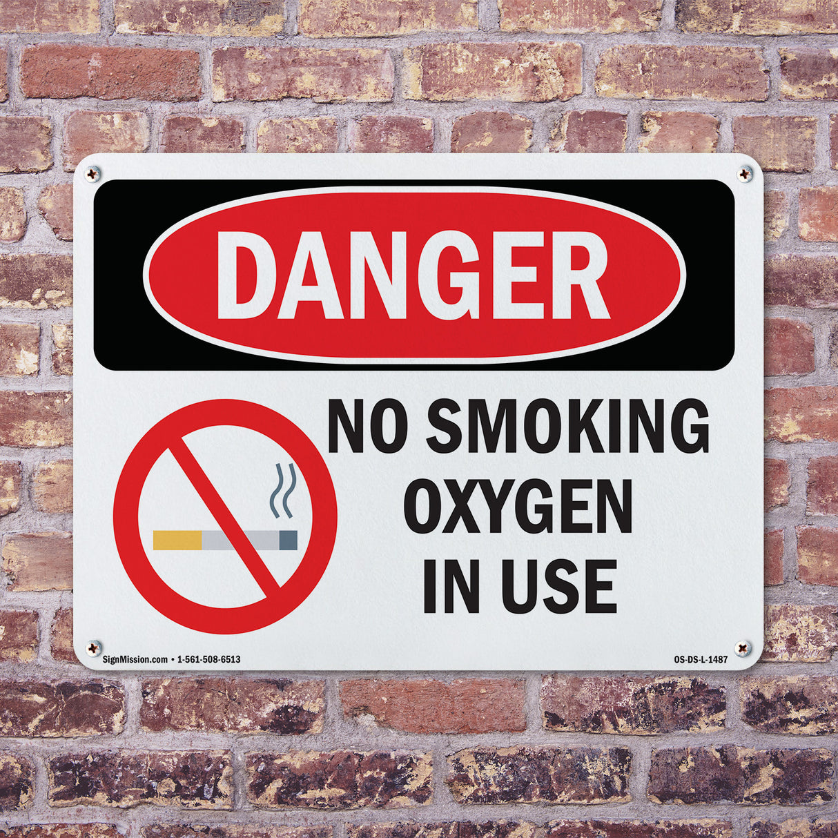 No Smoking Oxygen In Use