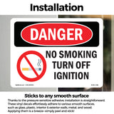 No Smoking Turn Off Ignition