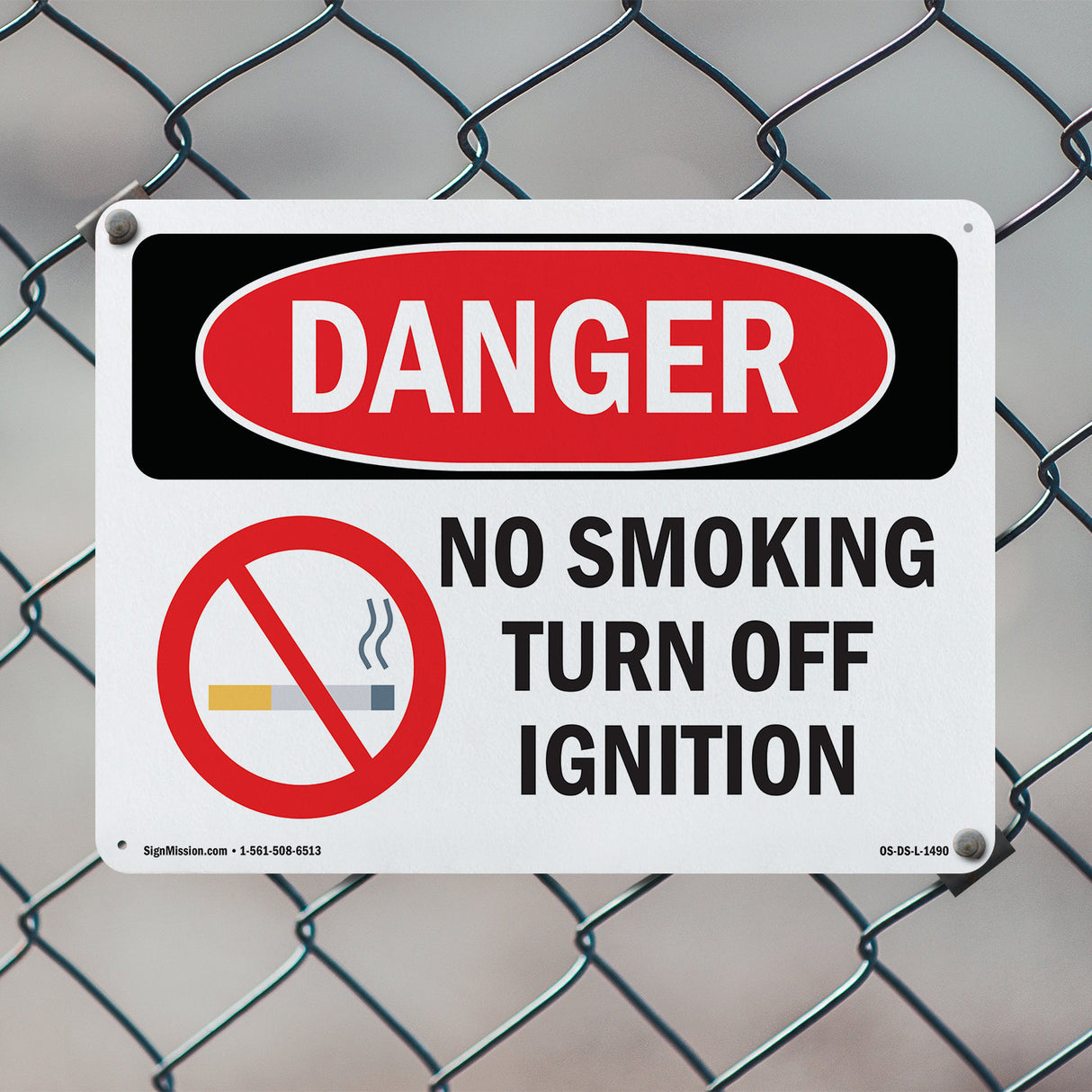 No Smoking Turn Off Ignition
