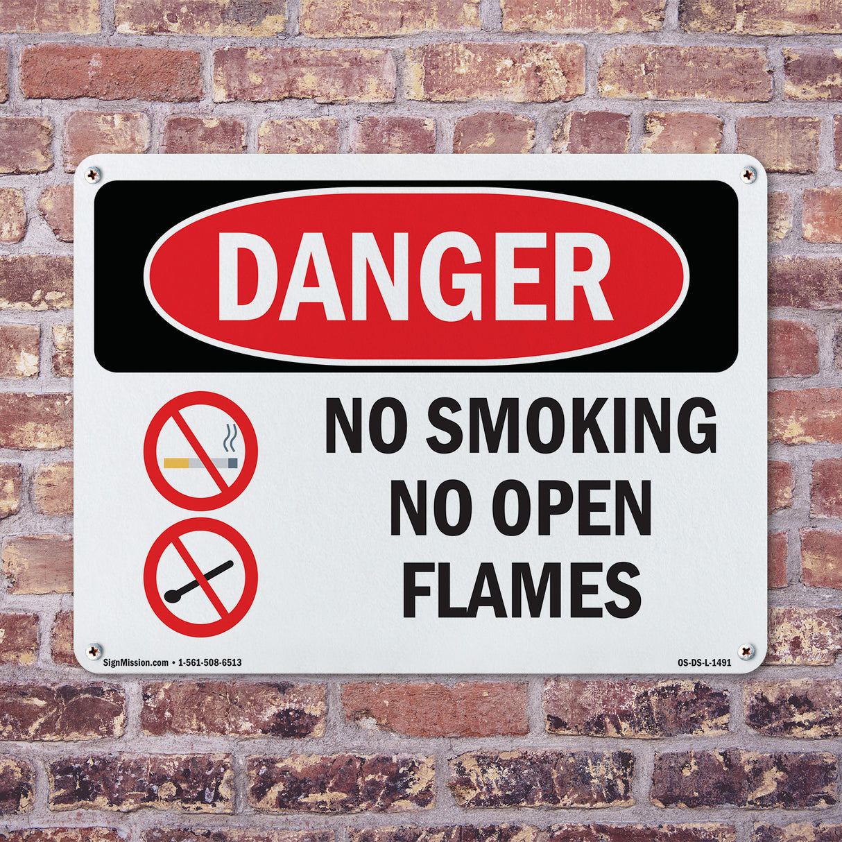 No Smoking No Open Flames