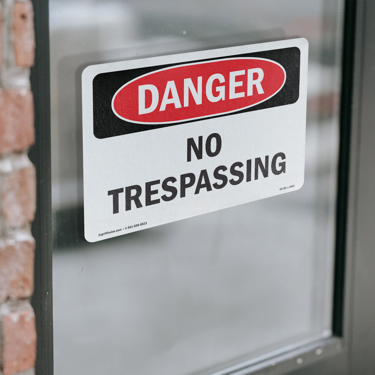 Portrait No Trespassing