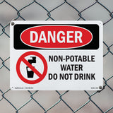 Non-Potable Water Do Not Drink