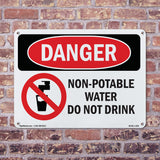 Non-Potable Water Do Not Drink
