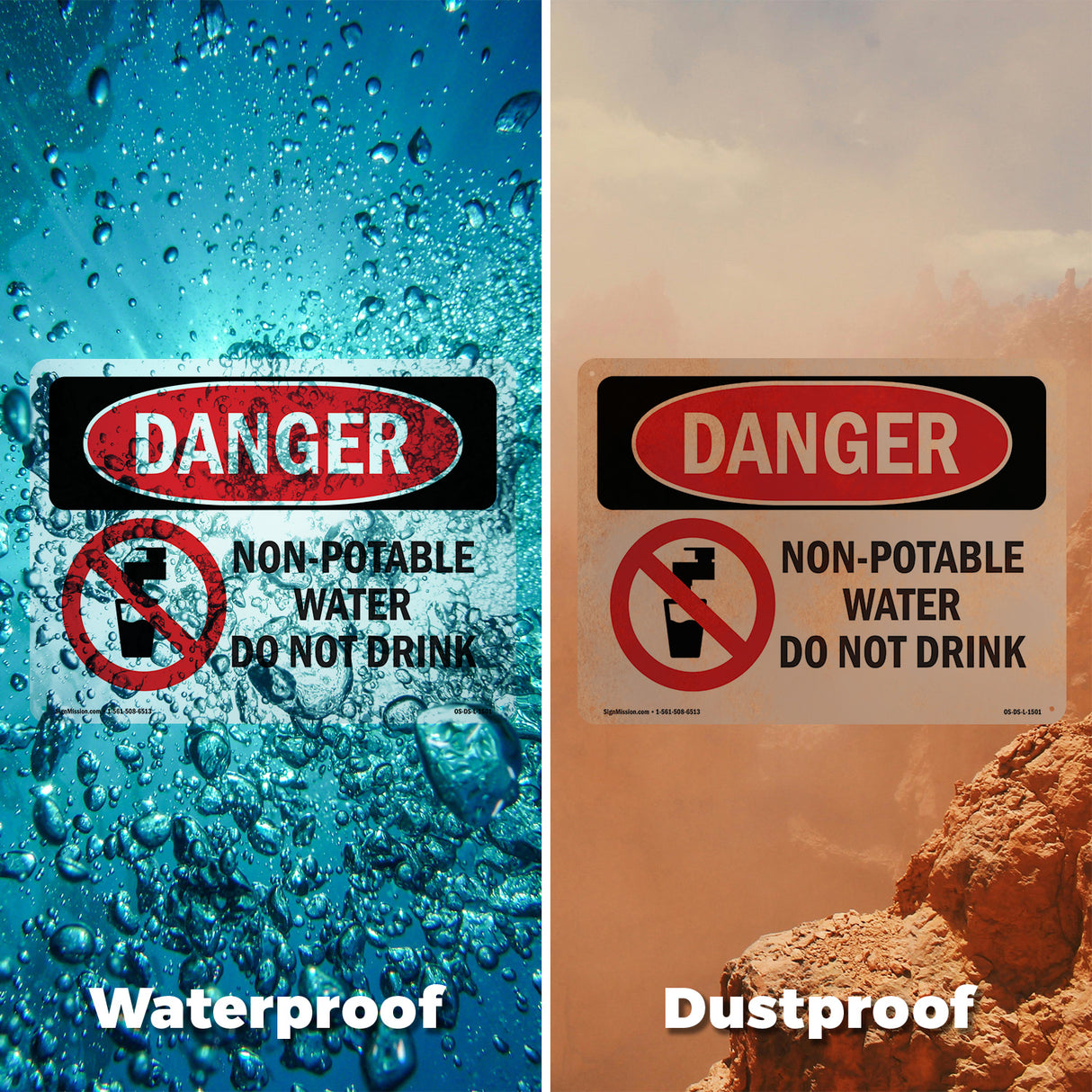 Non-Potable Water Do Not Drink