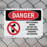 Non-Potable Water Do Not Use For Drinking