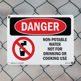 Non-Potable Water Not For Drinking Cooking