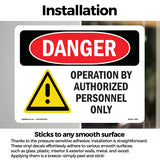 Operation By Authorized Personnel Only