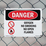 Oxygen No Smoking No Open Flames
