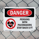 Persons With Pacemakers Stay Back 6 Ft