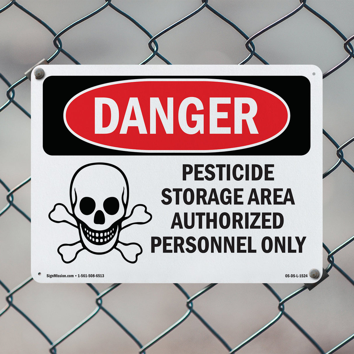 Pesticide Storage Area Spanish