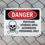 Pesticide Storage Area Spanish