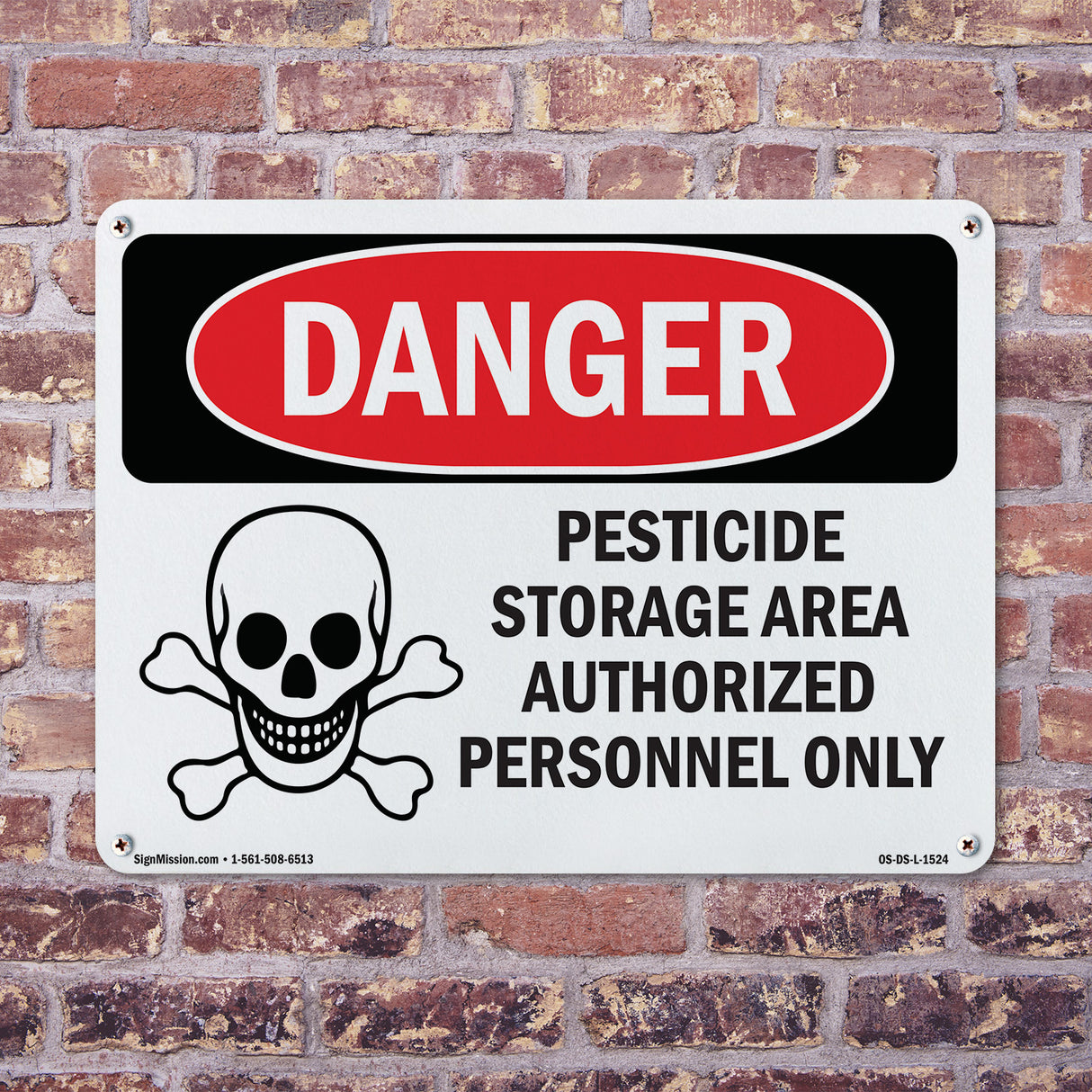 Pesticide Storage Area Spanish