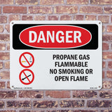 Propane Gas Flammable No Smoking