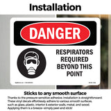 Respirators Required Beyond This Point
