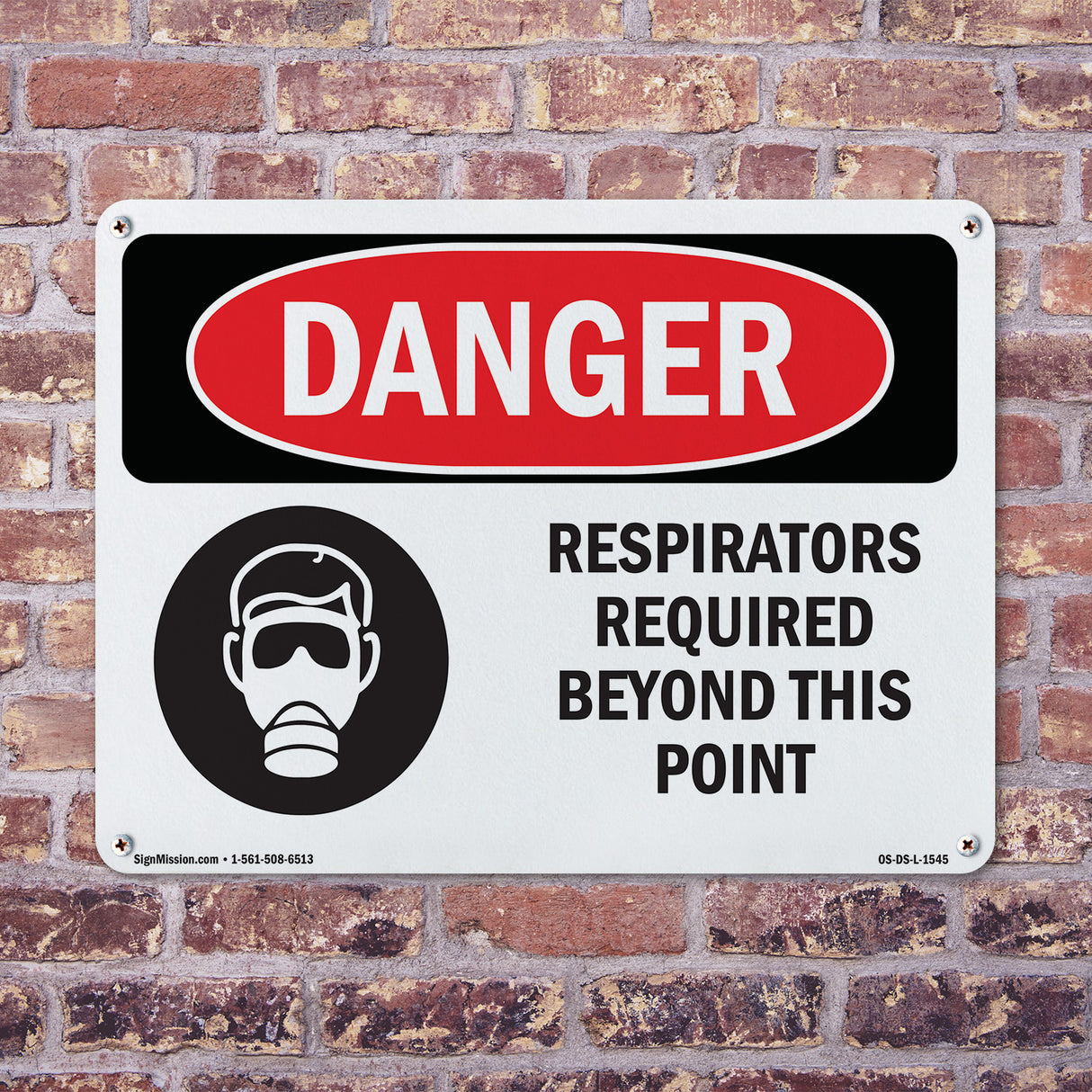 Respirators Required Beyond This Point