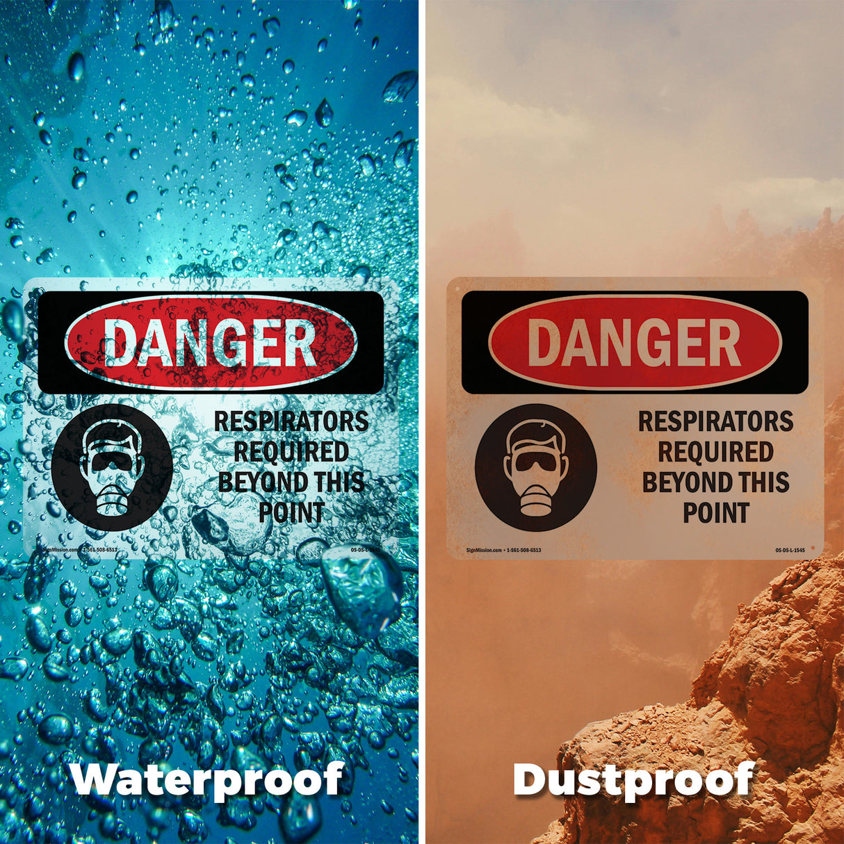 Respirators Required Beyond This Point