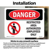 Restricted Area Authorized Employees Only