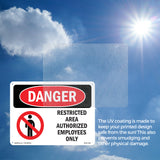 Restricted Area Authorized Employees Only