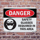 Safety Glasses Required In This Area