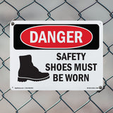 Safety Shoes Must Be Worn