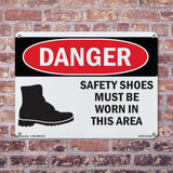 Safety Shoes Must Be Worn In This Area