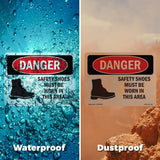 Safety Shoes Must Be Worn In This Area