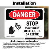 Stop Machinery To Clean  Oil Or Repair