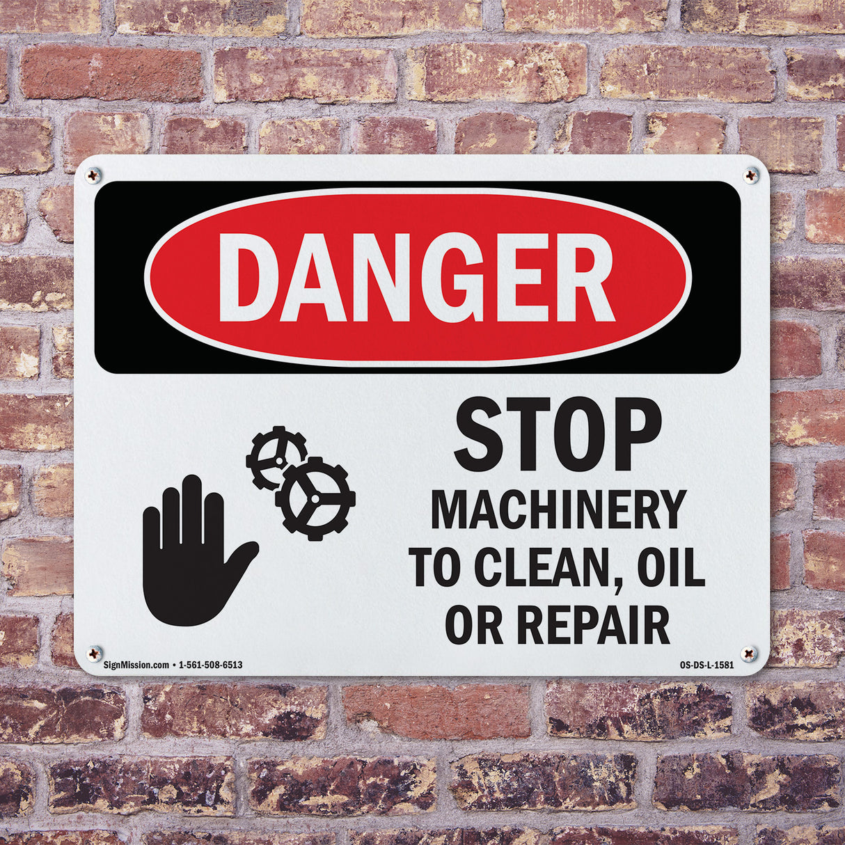Stop Machinery To Clean  Oil Or Repair