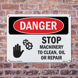 Stop Machinery To Clean  Oil Or Repair
