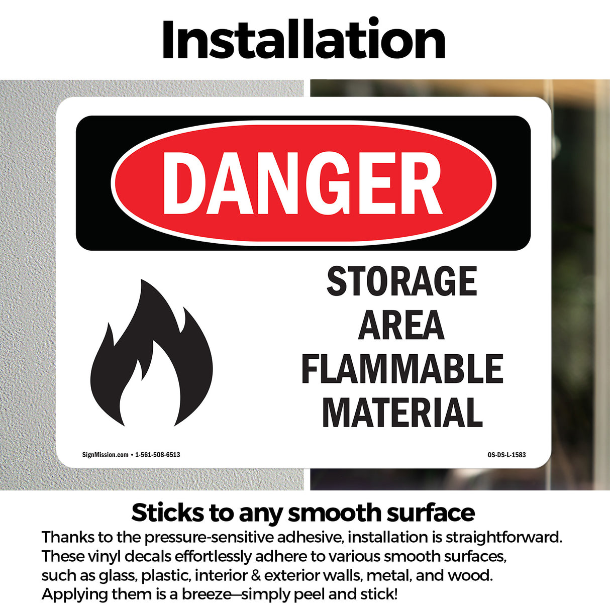 Storage Area Flammable Material